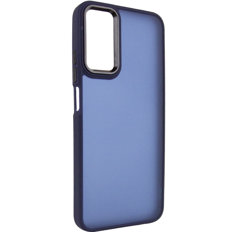 Чехол TPU+PC Lyon Frosted для Motorola Edge 50 Fusion / G85 (Navy Blue)