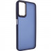 Чехол TPU+PC Lyon Frosted для Motorola Edge 50 Fusion / G85 (Navy Blue)