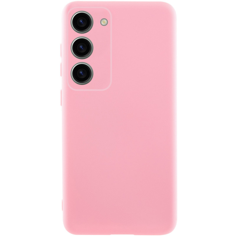 Чохол Silicone Cover Lakshmi Full Camera (AA) на Samsung Galaxy S24 FE (Рожевий / Pink)