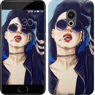 

Чехол Девушка на стиле для Meizu Pro 6 643840