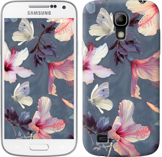

Чехол Нарисованные цветы для Samsung Galaxy S4 mini 596091