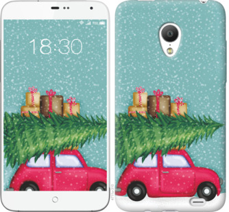 

Чохол Машина з подарунками на Meizu MX3 867584