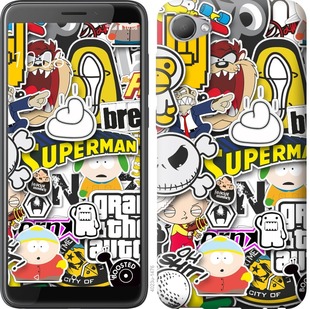

Чехол Popular logos для HTC Desire 12 667538