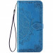 Кожаный чехол-книжка Art Case с визитницей для Samsung Galaxy S24 FE (Синий)