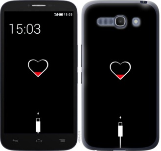 

Чохол Подзарядка сердца для Alcatel One Touch POP C9 721596
