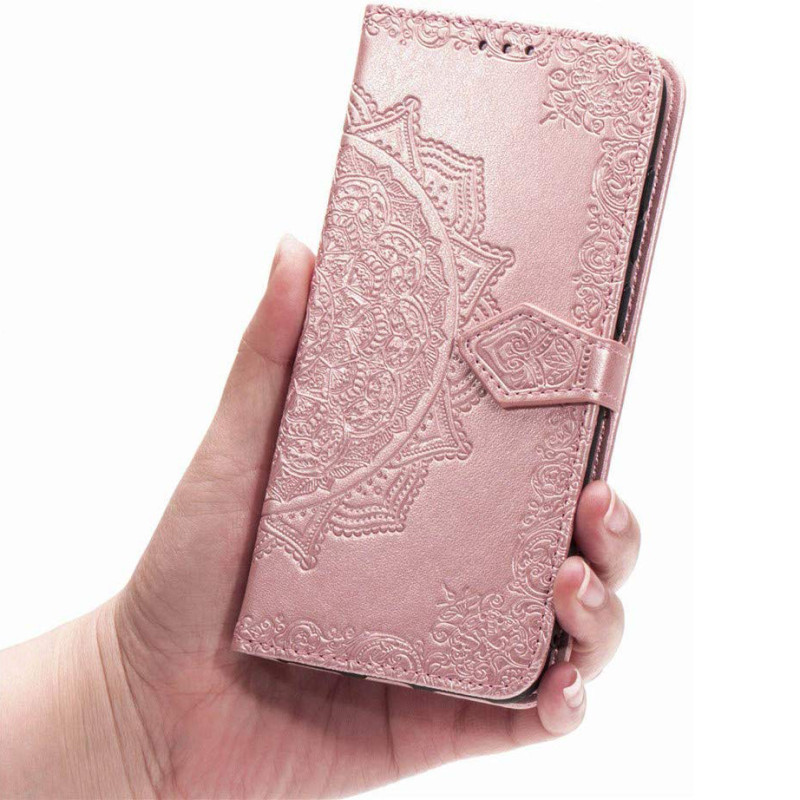 Заказать Кожаный чехол (книжка) Art Case с визитницей для Samsung Galaxy A51 (Розовый) на vchehle.ua