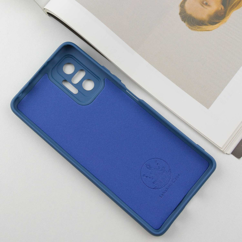 Фото Чохол Silicone Cover Lakshmi Full Camera (A) на Xiaomi Redmi Note 10 Pro / 10 Pro Max (Синій / Navy Blue) в маназині vchehle.ua