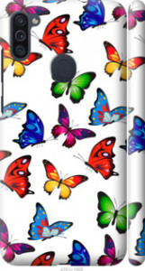Чехол Красочные мотыльки для Samsung Galaxy M11 M115F