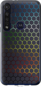 Чехол Переливающиеся соты для Motorola G8 Plus
