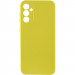 Чехол TPU GETMAN Liquid Silk Full Camera для Samsung Galaxy A35 (Желтый / Flash)