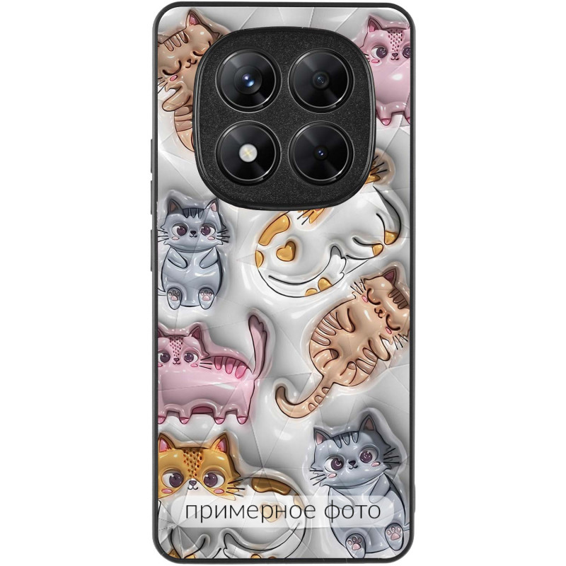 Фото TPU+PC чохол Prisma Fluffie на Xiaomi Redmi Note 14 4G (Int. version) (Kittens) на vchehle.ua
