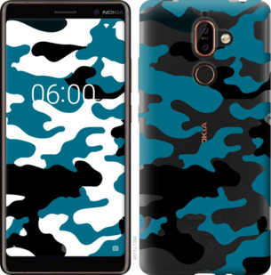 

Чехол Камуфляж прозрачный фон для Nokia 7 Plus 913249