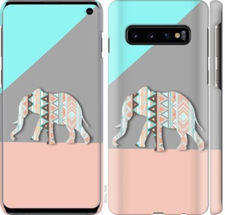 

Чехол Узорчатый слон для Samsung Galaxy S10 704186