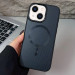Фото Чехол TPU+PC Carbon Mirage with Magnetic safe для Apple iPhone 13 / 14 (6.1") (Black) на vchehle.ua