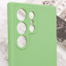 Чехол Silicone Cover Lakshmi Full Camera (AAA) with Logo для Samsung Galaxy S24 Ultra (Мятный / Mint) в магазине vchehle.ua