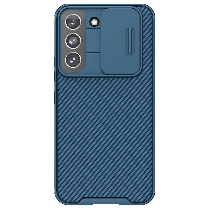 

Карбоновая накладка Nillkin Camshield (шторка на камеру) для Samsung Galaxy S22 (Синий / Blue) 1231465