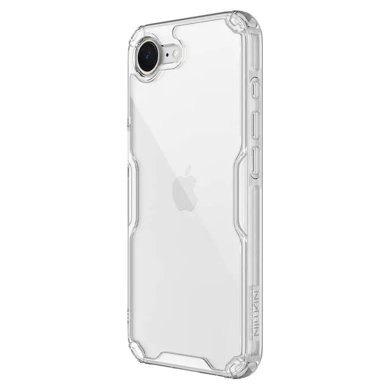 Фото TPU чохол Nillkin Nature Pro Series на Apple iPhone 16e (6.1") (Безбарвний (прозорий)) на vchehle.ua