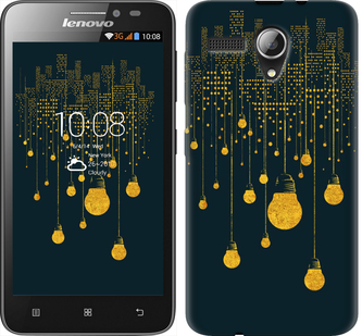 

Чохол Ілюстрація нічного міста на Lenovo A606 592258