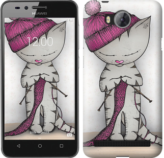 

Чехол Кошка рукодельница для Huawei Y3II / Y3 2 584413