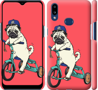 

Чохол Мопс на велосипеді на Samsung Galaxy A10s A107F 778780