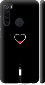 Чохол Підзарядка серця на Xiaomi Redmi Note 8