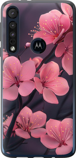 Чехол Пурпурная сакура для Motorola One Macro