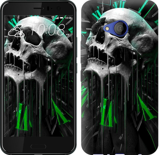 

Чохол Череп-годинник на HTC U11 Life 645070