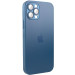 Фото Чохол TPU+Glass Sapphire matte case на Apple iPhone 12 Pro (6.1") (Navy Blue) на vchehle.ua