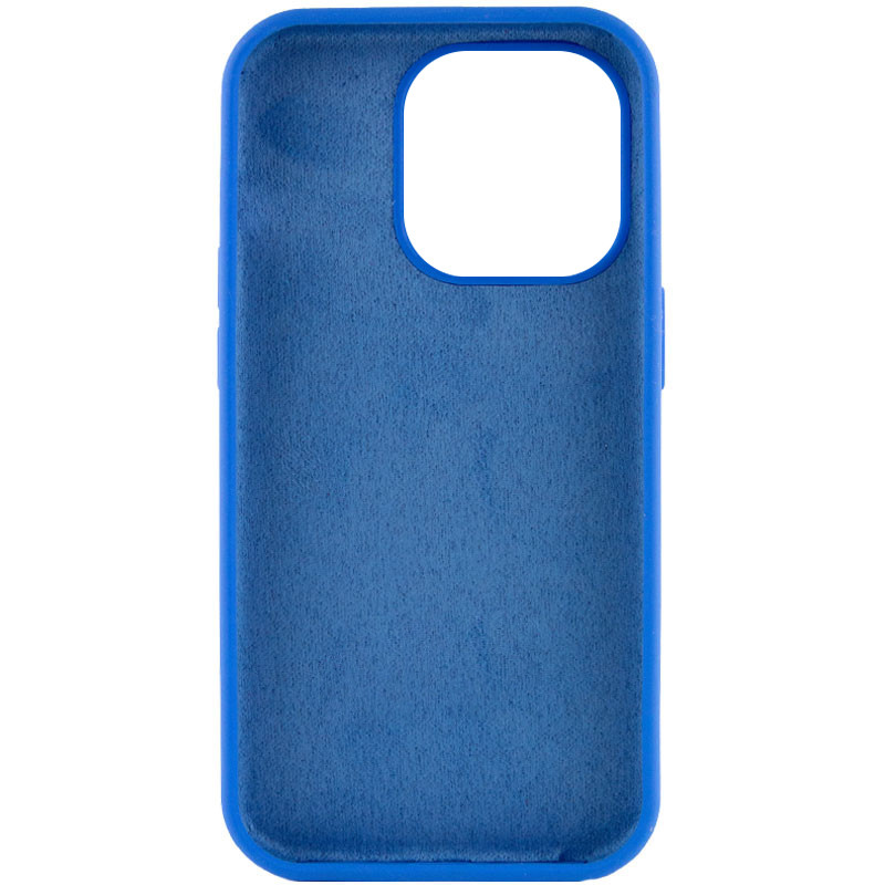 Чохол Silicone Case Full Protective (AA) NO LOGO на Apple iPhone 16 Pro Max (6.9") (Синій / Capri Blue) в магазині vchehle.ua