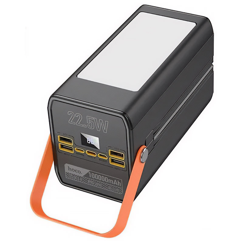 Фото Power Bank Hoco 100 000 mAh DB49 Action 22.5W (Black) на vchehle.ua