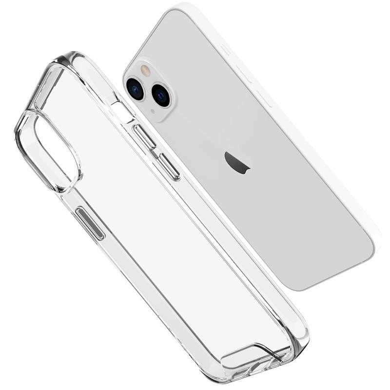 Фото Чохол TPU Space Case transparent на Apple iPhone 15 Plus (6.7") (Прозорий) в маназині vchehle.ua