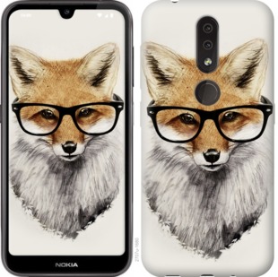 

Чохол Лис в окулярах на Nokia 4.2 763121