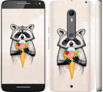 

Чехол Енотик с мороженым для Motorola Moto X Style 801448