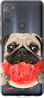 

Чехол Мопс и арбуз для Motorola G50 1229073