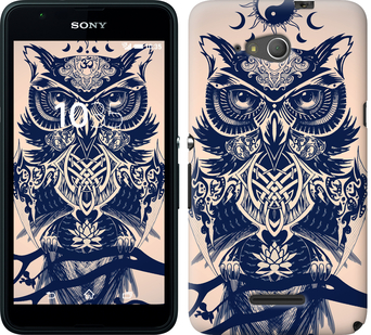 

Чехол Узорчатая сова для Sony Xperia E4g 627463