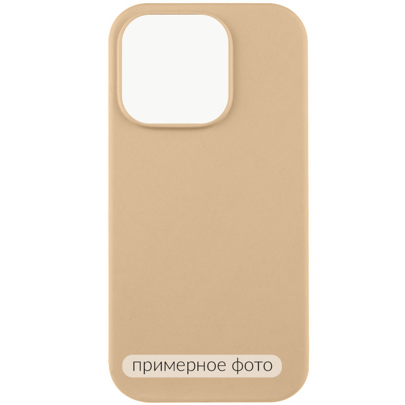 Чехол Silicone Case Full Protective (AA) NO LOGO для Apple iPhone 17 (6.3") (Бежевый / Desert Gold)
