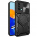 Фото Ударопрочный чехол Bracket case with Magnetic для Xiaomi Redmi Note 9 4G / Redmi 9 Power / Redmi 9T (Black) на vchehle.ua