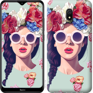 

Чохол Дівчина з квітами на Xiaomi Redmi 8A 860770