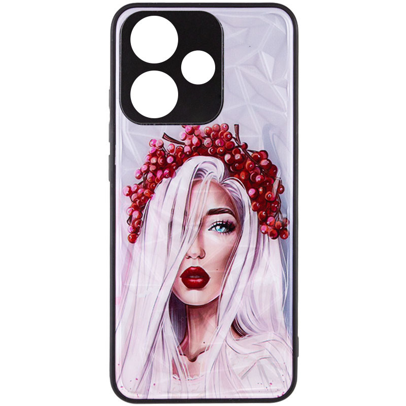 TPU+PC чехол Prisma Ladies для Xiaomi Redmi 13 4G / Poco M6 4G (Ukrainian Girl)