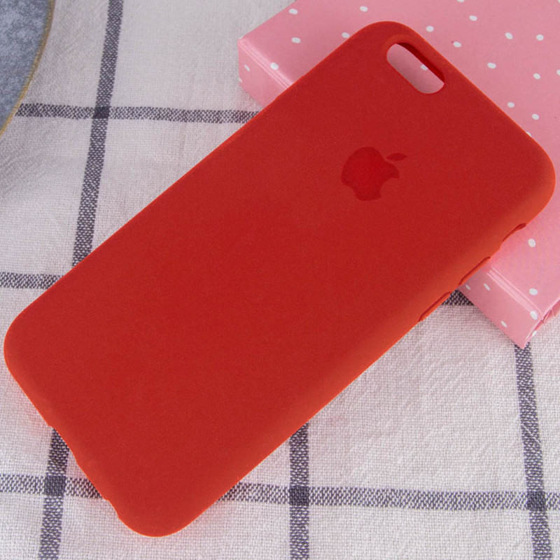 Фото Чохол Silicone Case Full Protective (AA) на Apple iPhone 6/6s (4.7") (Червоний / Dark Red) на vchehle.ua