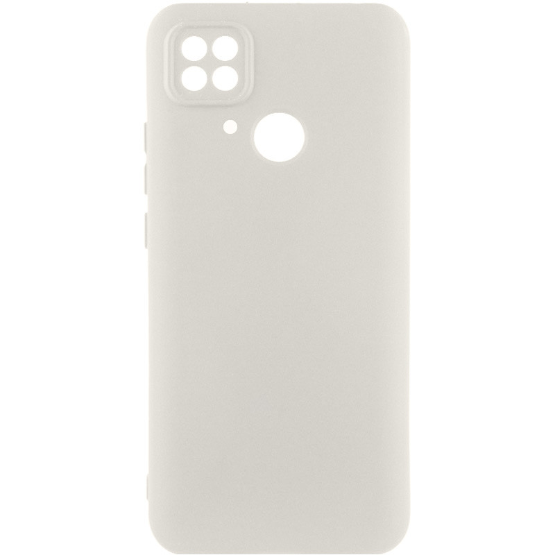 Чехол Silicone Cover Lakshmi Full Camera (AAA) для Xiaomi Redmi 10C (Белый / White)