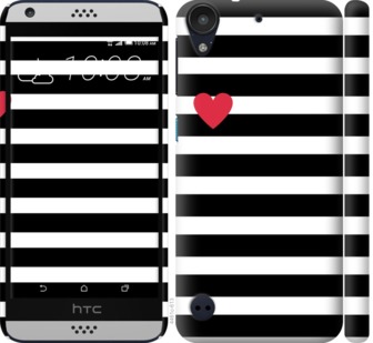 

Чохол Чорно-білі смуги на HTC Desire 630 751783