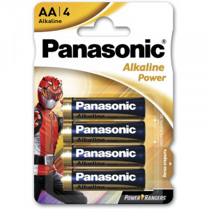 Батарейка Panasonic AA ALKALINE POWER Power Rangers (LR-3) (4шт на блистере)