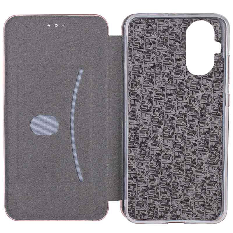 Фото Шкіряний чохол-книжка Classy на Realme C55 (Rose Gold) в маназині vchehle.ua