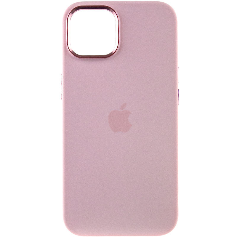 Фото Чохол Silicone Case Metal Buttons (AA) на Apple iPhone 12 Pro Max (6.7") (Рожевий / Chalk Pink) на vchehle.ua