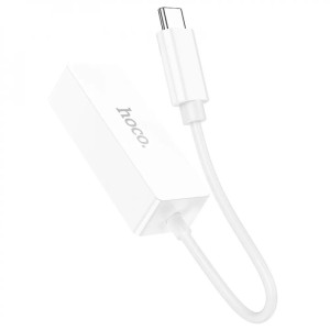 Переходник Hoco UA22 Acquire USB ethernet adapter (100 Mbps)