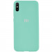 Чохол Silicone Cover Full Protective (AA) на Xiaomi Redmi 9A (Бірюзовий / Ocean blue)