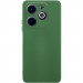 Чехол TPU GETMAN Liquid Silk Full Camera для Infinix Hot 40i (Зеленый / Dark green)