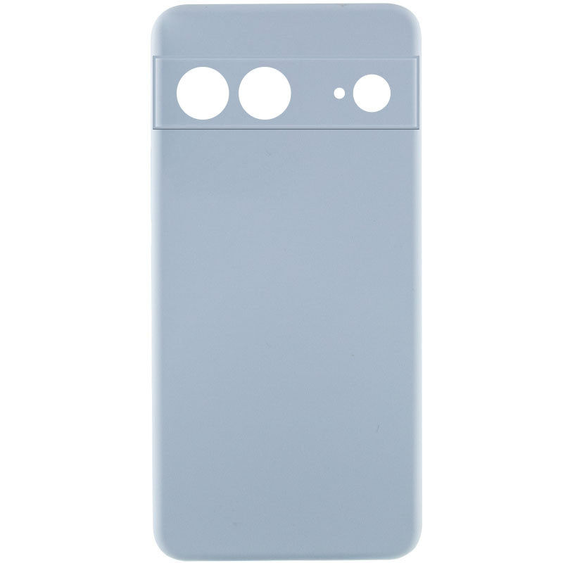 Чохол Silicone Cover Lakshmi Full Camera (AAA) на Google Pixel 7a (Блакитний / Sweet Blue)