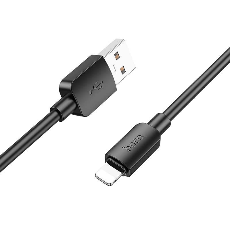 Фото Дата кабель Hoco X96 Hyper USB to Lightning 2.4A (1m) (Black) на vchehle.ua